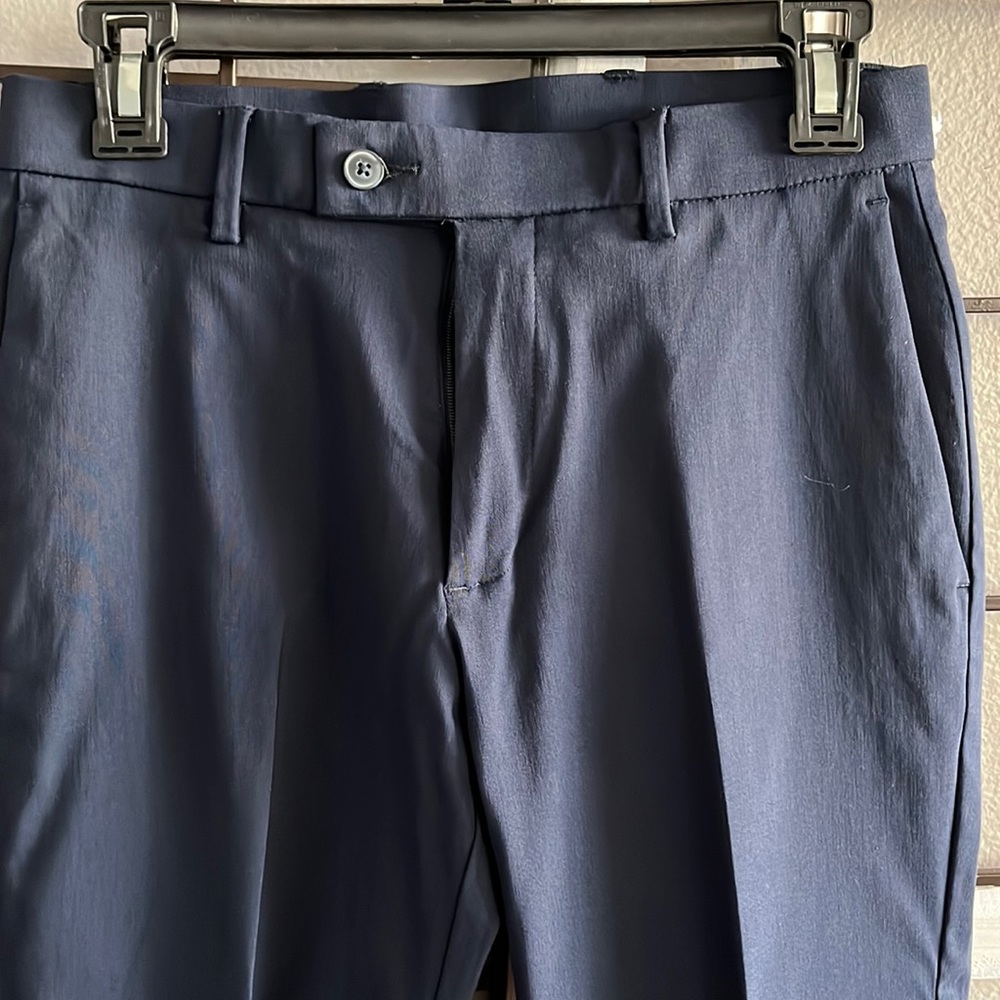 Men's Apt. 9 Premier Flex Performance Slim-Fit Suit Pants size 28/30 Navy Blue